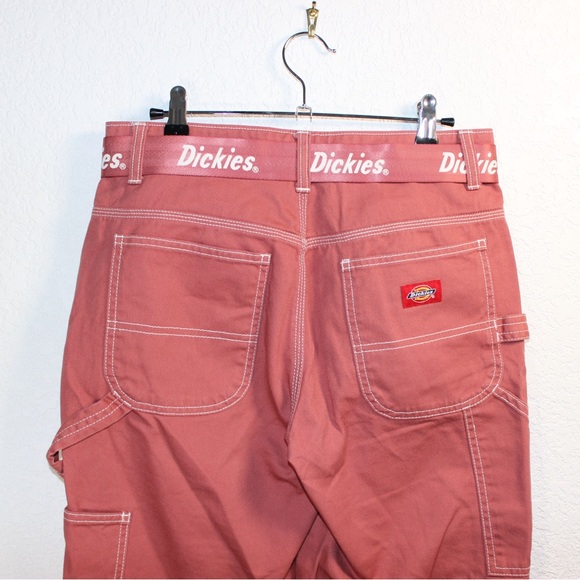 Dickies High Waisted Coral Carpenter Pant + Belt - Picture 4 of 10